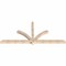 Ekena Millwork Redmond Smooth Timber Gable Bracket, Douglas Fir, 96"W x 44"H x 3 1/2"D x 3 1/2"F, 11/12 Pitch GBW096X44X0404RED00SDF - alternate 5